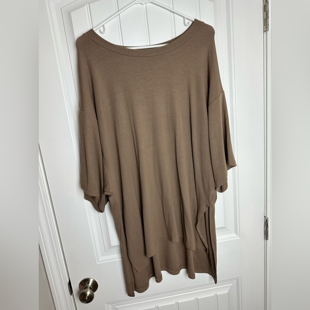 The Foxy Kind All Weekend Long Pant Set Taupe Brown size XL